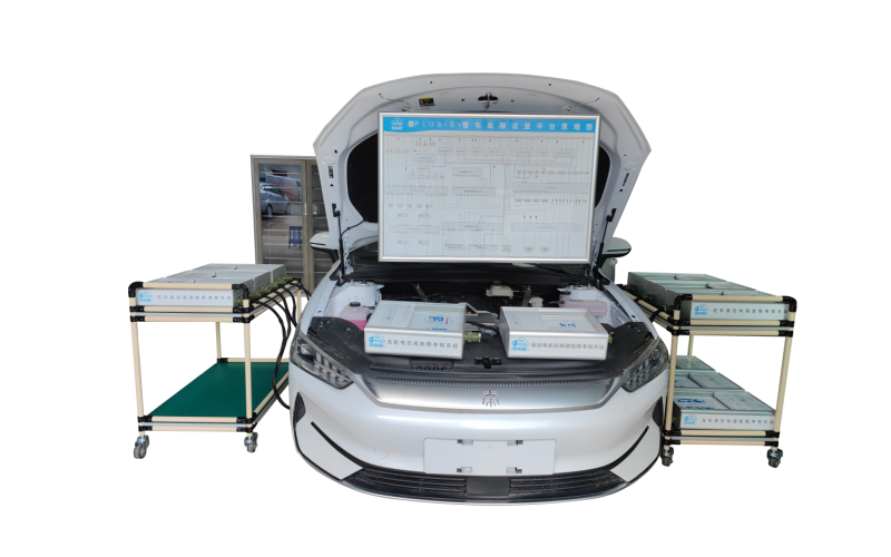 比亞迪純電動(dòng)轎車(chē)整車(chē)模塊化故障設置考核平臺